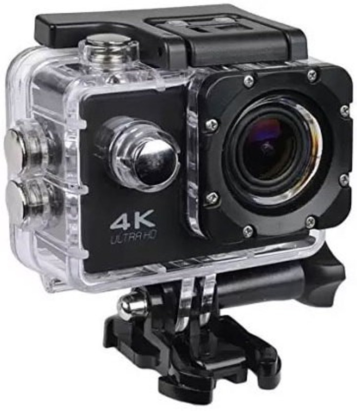 BAGATELLE 4K Waterproof Wifi Wide Angle 16 MP 4K Video Recording Camera SM-112 Sports & Action Camera(Black)