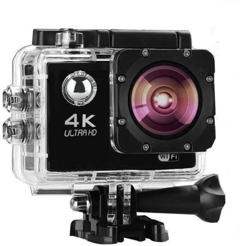 footloose 16MP 4K ultra HD 1080p WiFi waterproof 30m action Camera sports Camera Camcorder with Accessories SM-112 Sports & Action Camera(Black)