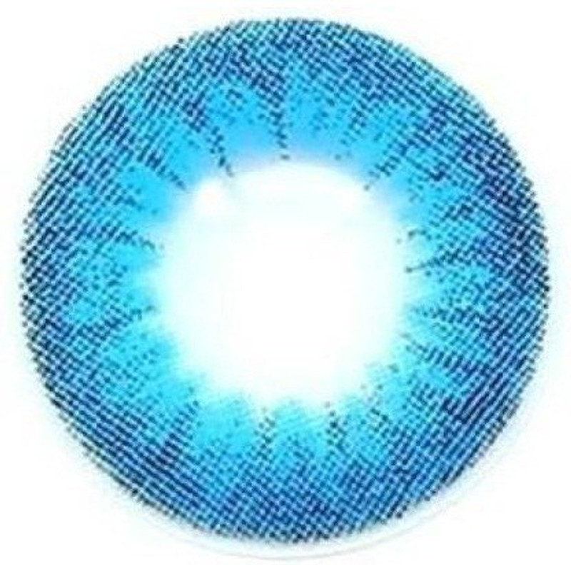 luckshine Light blue eye contact lens Monthly (0, Colored Contact Lenses, Pack of 1) Monthly(0, Colored Contact Lenses, Pack of 1)