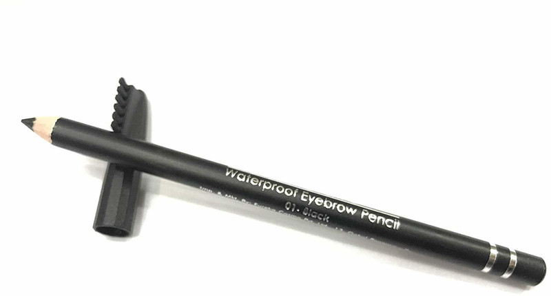 Lakyou Beauty waterproof eyebrow pencil black 01 (lp perfumes)(Black)