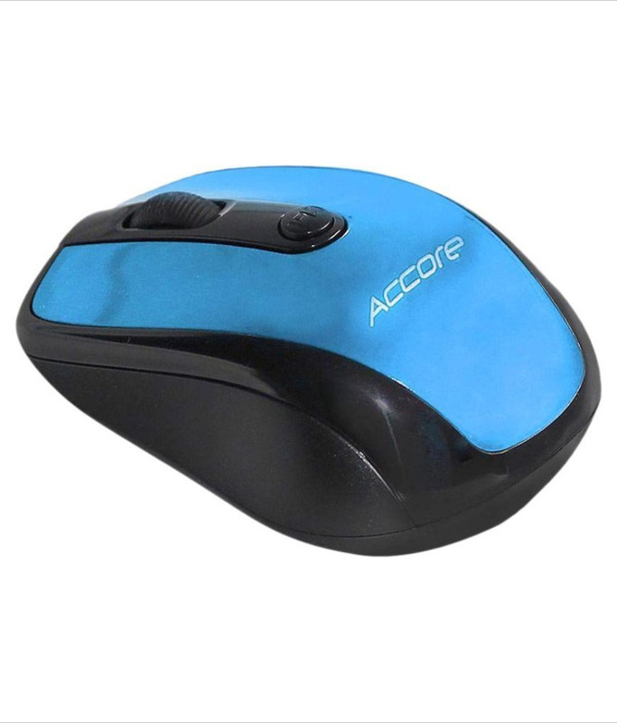 accore blue wireless mouse Wireless Optical Mouse(2.4GHz Wireless, Blue)