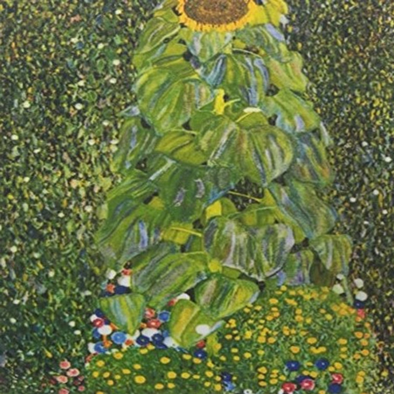 3dRose Photo of Klimts PaInting Sunflower Mouse Pad mp Mousepad(Multicolor)