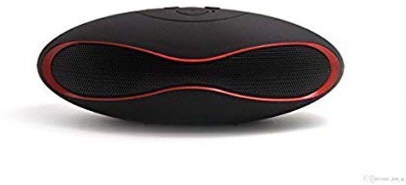 sendily X6U-Mini Rugby Style Bluetooth Wireless Speakers Outdoor Portable USB Mp3 Player Works with All Android/iPhone and Laptop Device 8 W Bluetooth  Speaker(Black, Stereo Channel)
