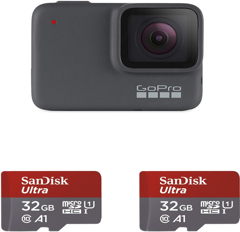 GoPro Hero 7 Silver (Memory Bundle) Sports and Action Camera(Silver, 10 MP)