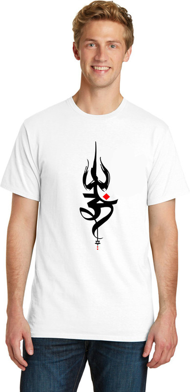 fabric adda Printed Men Round Neck White T-Shirt(Pack of 2)