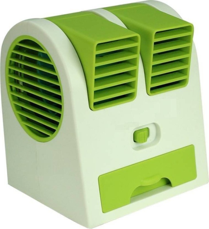 jamunesh coolar Plastic Portable Mini Air Cooling Fan with USB Operated for Desk and Office Room/Personal Air Cooler(Green, 0.6 Litres)