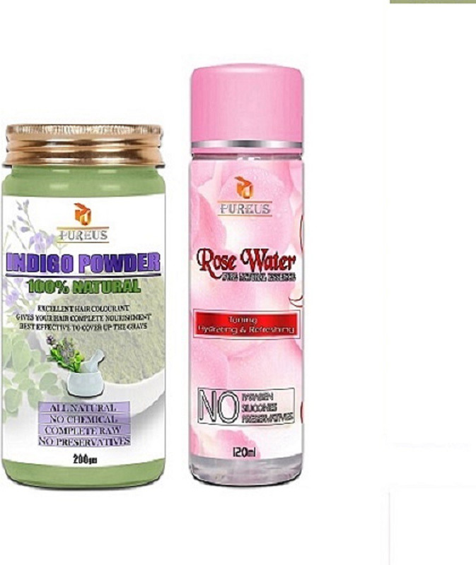 pureus INDIGO POWDER+ROSE WATER(1 Items in the set)