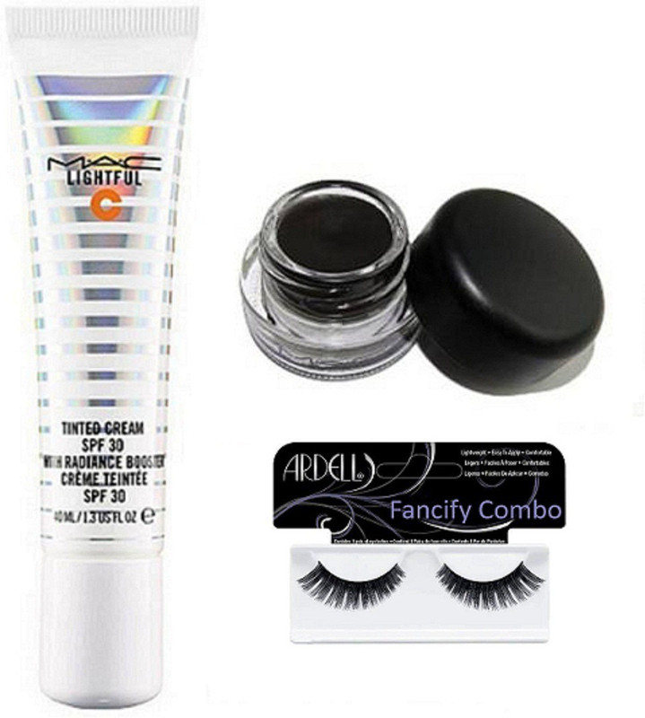 fancify combo Eyelashes & Lightful Tinted Cream & Gel Eyeliner(3 Items in the set)