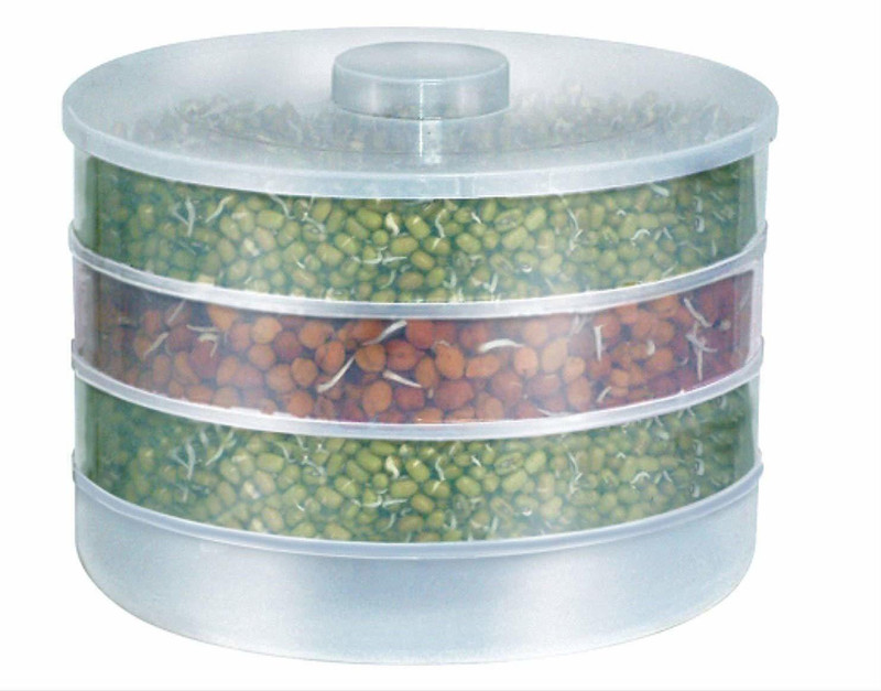 veer  - 500 ml Plastic Grocery Container(White)