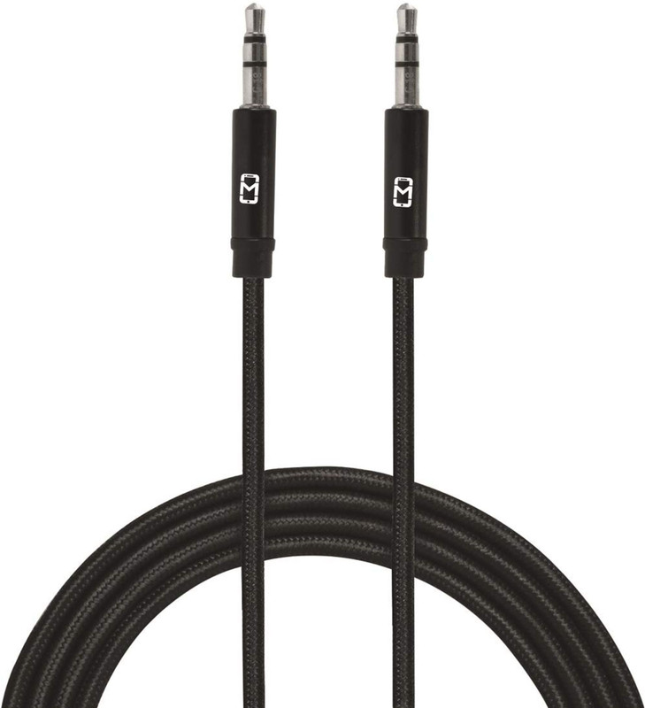 mopcollections Care AUX-41 AUX Cable with 3.5mm 1 m AUX Cable(Compatible with 3.5mm Jack Device, Multicolor)