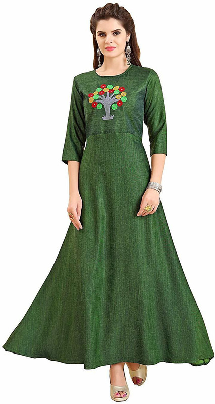 neonshy enterprise Flared/A-line Gown(Green)
