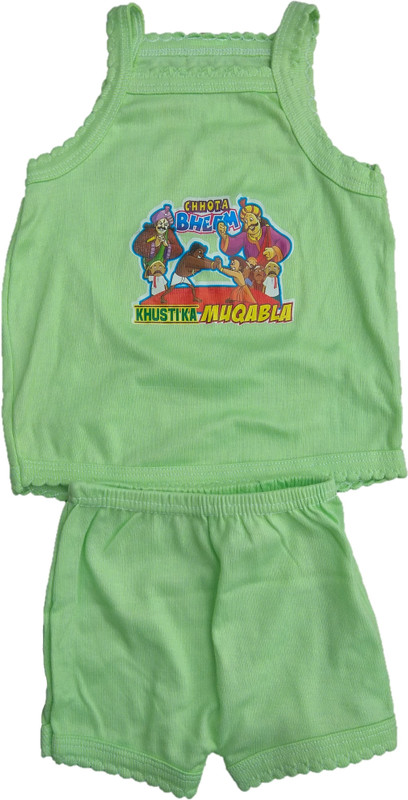 baby sikha Baby Boys & Baby Girls Casual Top Pant(Green)