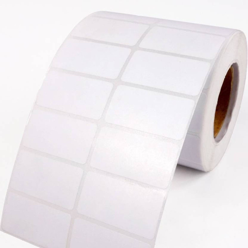 youtech Chromo Barcode Labels Sticker Size,50x38, (2" inch Across (Core Size) 1.Roll - 2000 Labels chromo Paper Label(White)
