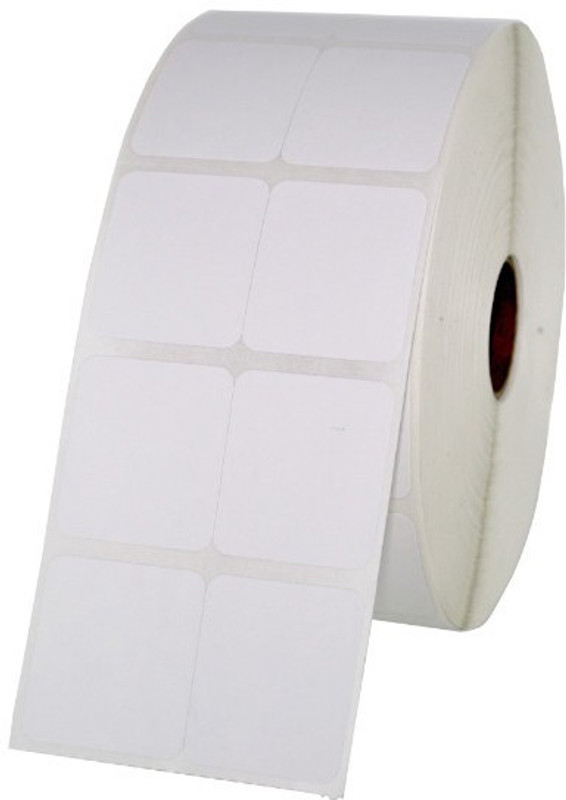 youtech Labels Sticker Size,50x30, (2" inch Across (Core Size) 1.Roll - 3000 Labels chromo Paper Label(White)