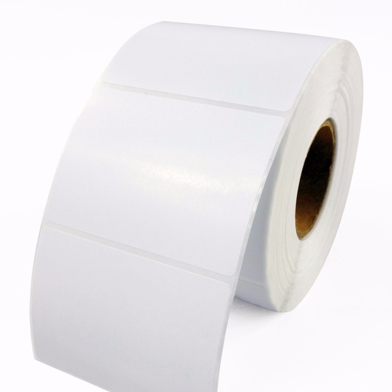 youtech Chromo Barcode Labels Sticker Size,75x50, (1" inch Across (Core Size) 1.Roll - 1000 Labels chromo Paper Label(White)