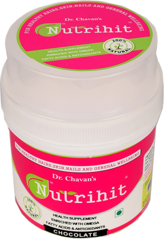 dr chavans nutrihit NATURAL HERBAL PROTIEN Plant-Based Protein(100 g, CHOCOLATE, ORANGE)