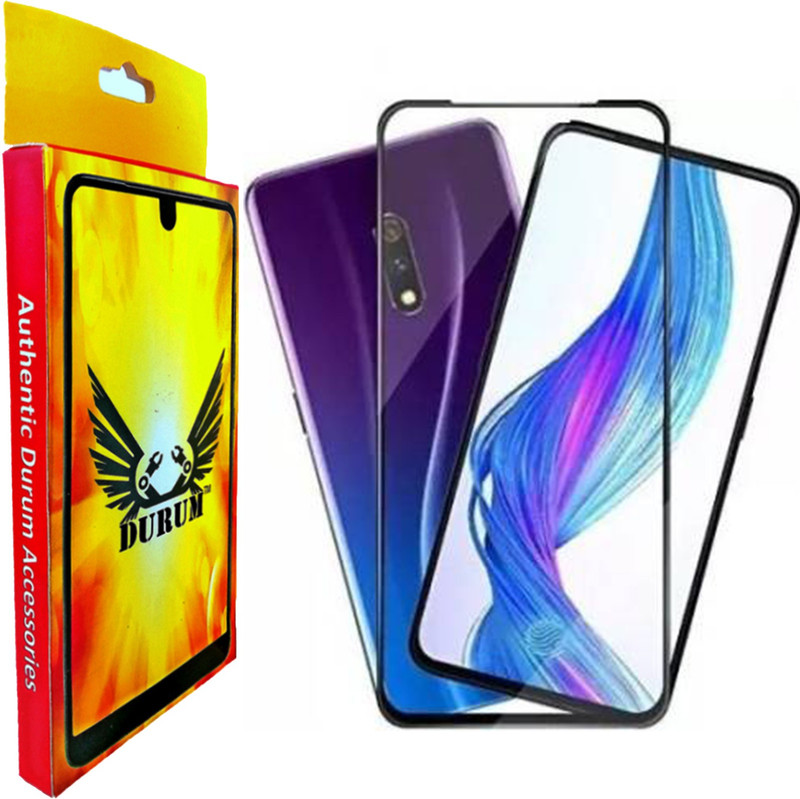 durum Edge To Edge Tempered Glass for Realme X(Pack of 1)