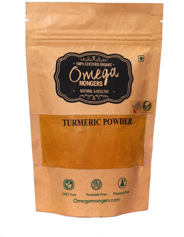 omega mongers Organic Turmeric Powder 200gm(200 g)