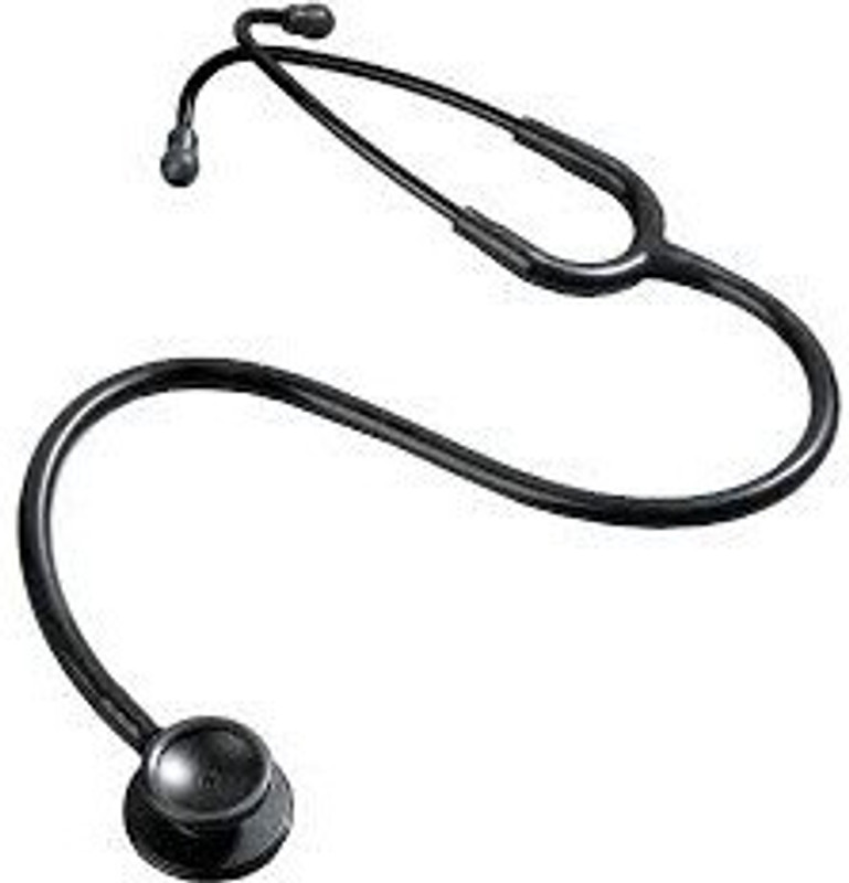 momento Black Stetho Black Dual Head Stethoscope(Black)