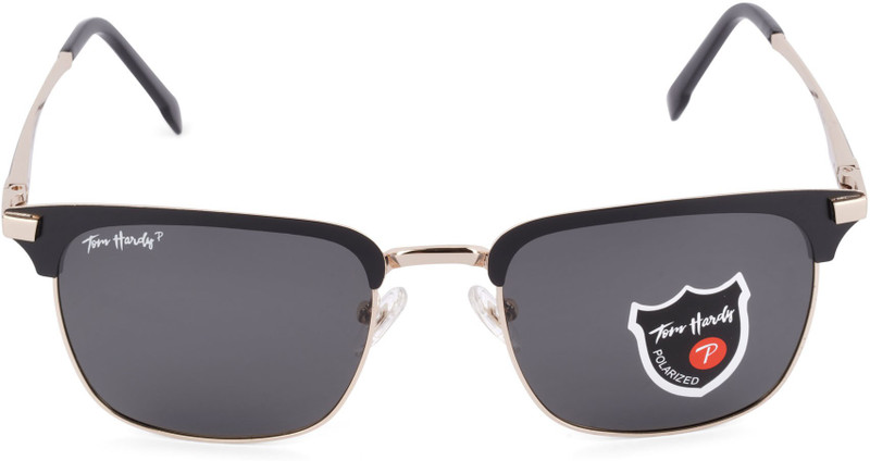 Buy TOM HARDY Retro Square Sunglasses Black Online at