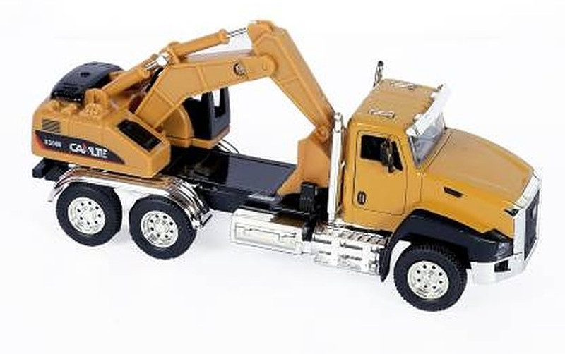 ps aakriti Die Cast 1.50 Scale Pull Back Metal Excavator Machine Truck for Kids(Multicolor)