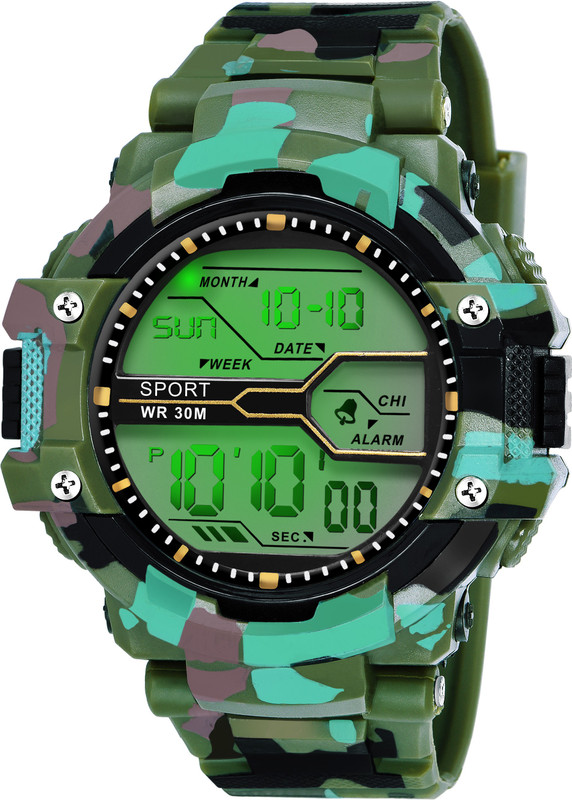 fadiso fashion FF01017- GR Digital Sports Digital Watch  - For Boys