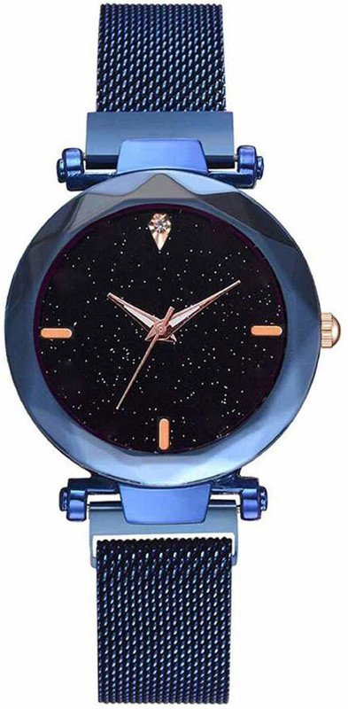 maitra AVI new Classic blue dial watch for women Blue Magnet belt girls watch Analog Watch - For Women Analog Watch  - For Men & Women