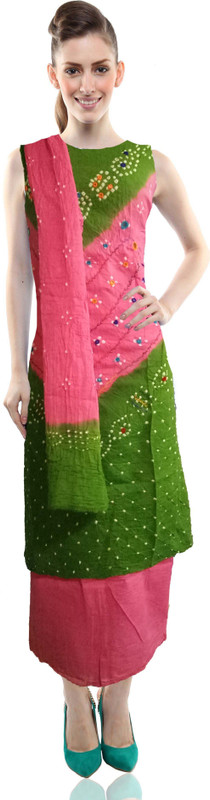 aadika Cotton Self Design Salwar Suit Material(Unstitched)