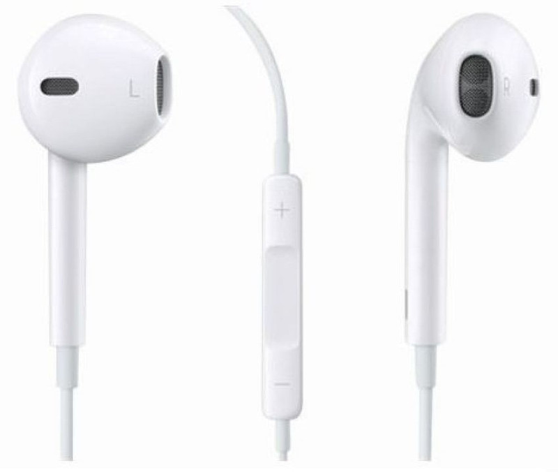 ogre Powerful Beat Earphone Wired Headset with Mic(White, In the Ear)