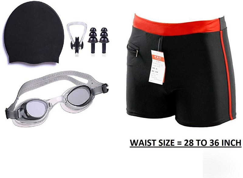 Baby & Sons Swimming Kit For Men / Boys [34 inch to 36 inch waist size] Swimming Kit