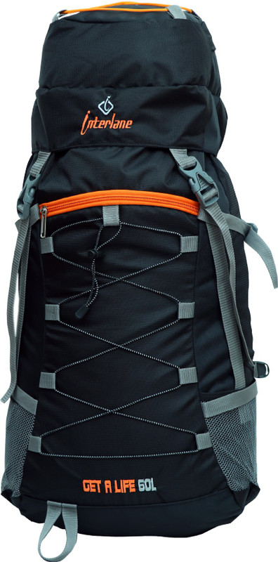 interlane MT Two Get a Life Rucksack bag 65L (Black) Rucksack  - 60 L(Black)