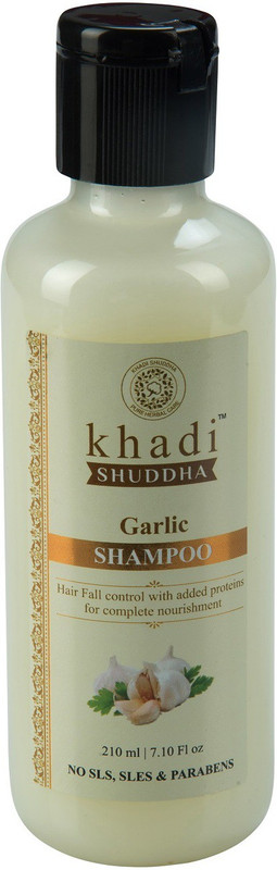 khadi shuddha GARLIC SHAMPOO - NO SLS SLES & PARABEN(210 ml)