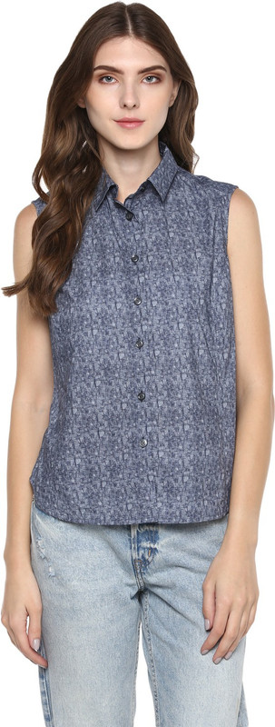 jasmine attires Women Printed Lounge Wear Grey, Blue Shirt