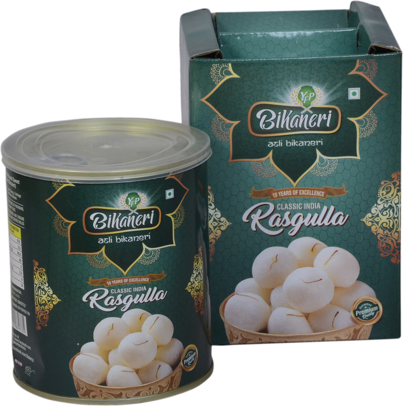 yfp bikaneri RASGULLA 1 KG Tin(1 kg)