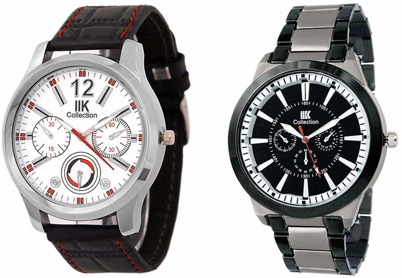 IIK Collection IIK501M Round Shaped Analog Watch - For Men