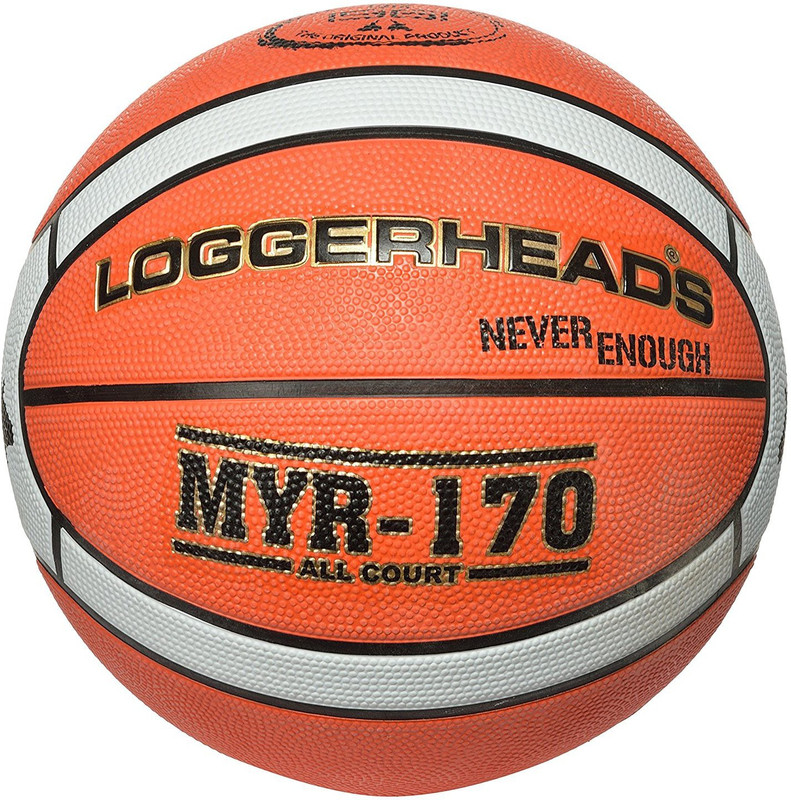 loggerheads MYR - 170 Basketball - Size: 7(Pack of 1, Orange)