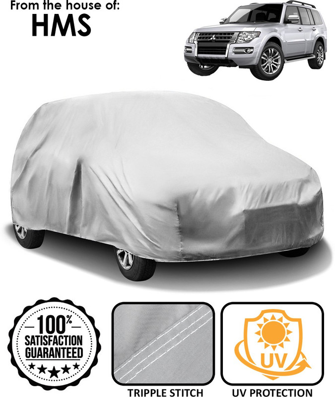 HMS Car Cover For Mitsubishi Pajero (Without Mirror Pockets)(Silver)