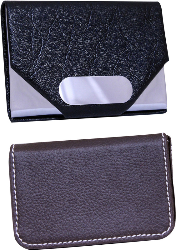 yorick Magnetic shut Closure 15 Card Holder(Set of 2, Multicolor)