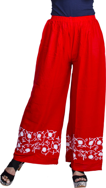 4cats Flared Women Red Trousers