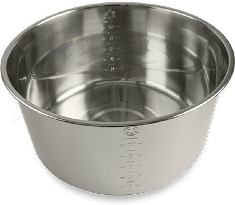 laksita rice cooker bowl Steel(Steel, Pack of 1)