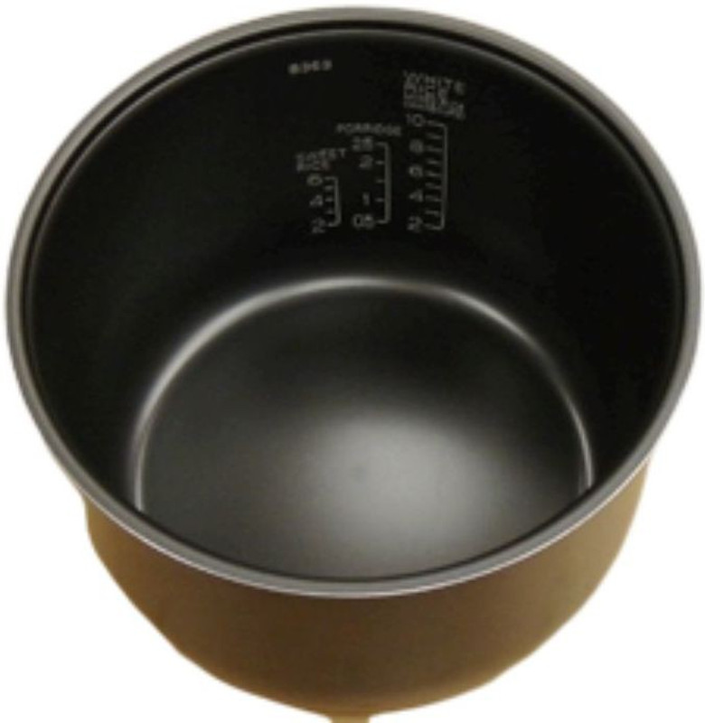 laksita rice cooker bowl Aluminium(Black, Pack of 1)