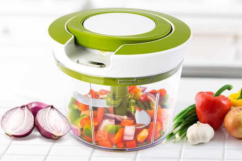 Macarize Big 2 In 1 Superman Quick Pull String Food Chopper