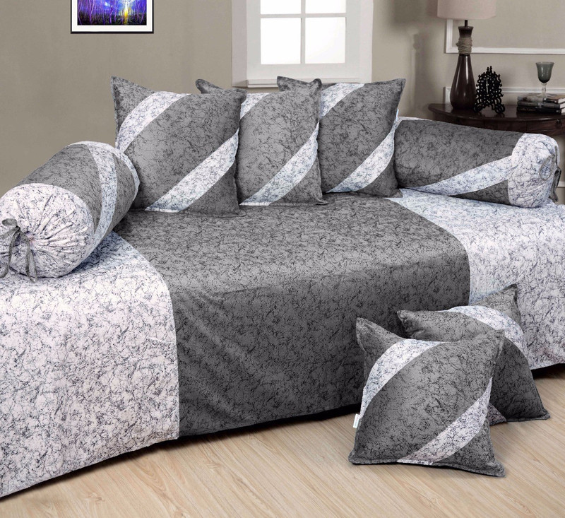 igi Velvet Floral Diwan Set