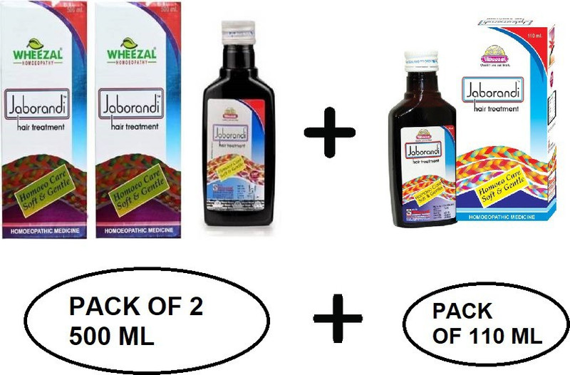 Buy wheezal Jaborandi hair oil Combo ( 2*500 Ml + 110 Ml ) Hair Oil(1110  ml) Online at desertcartBAHRAIN