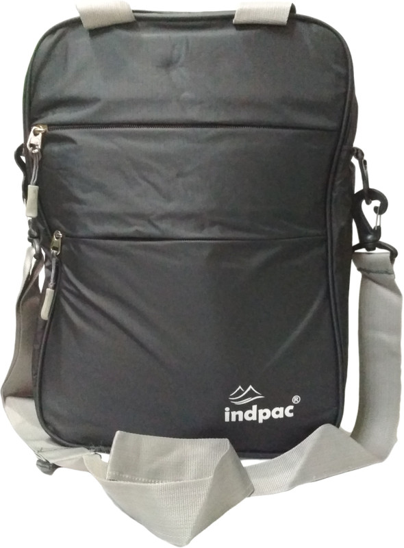 indpac Men & Women Black Messenger Bag
