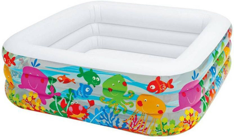 TUKAMCHA FINE GRADE CLEARVIEW AQUARIUM POOL SWIM CENTRE LONGUE POOL BATH TUB Inflatable Swimming Pool(Multicolor)