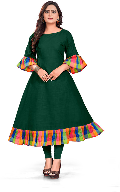 Buy kalakruti Festive Party Self Design Women Kurti Multicolor Online at desertcartBAHRAIN