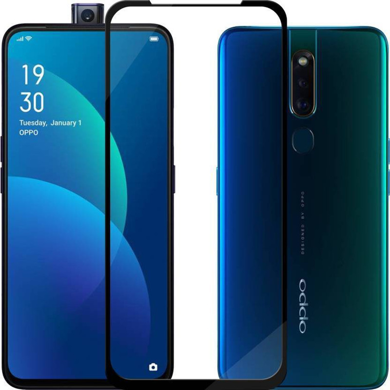 onlinecart Edge To Edge Tempered Glass for OPPO F11 Pro, OPPO K3, Realme X(Pack of 1)