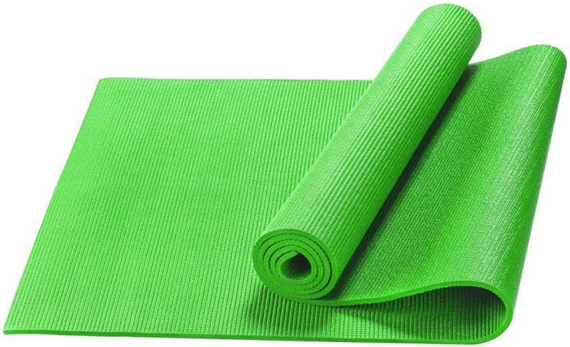 Buy effingo Yoga and exercise mat of 4 mm PARROT GREEN Dotted
