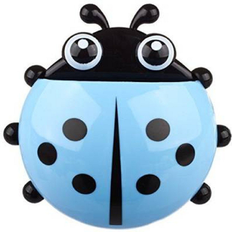 shop for living Insect Brush Holder 002 Plastic Toothbrush Holder(Blue, Wall Mount)